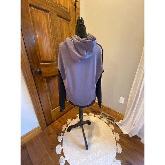 Under Armour Size Large Hoodie Shirt Black & Gray Sweatshirt Pullover - Picture 2 of 6